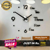 Summer Biggest Sale Buy 1 DIY Clock Get Free Hexagons Mirrors - My Store