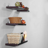 Wall Mounted White & Black Floating Shelves - My Store