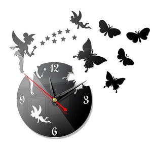 Fairy Clock Black - My Store