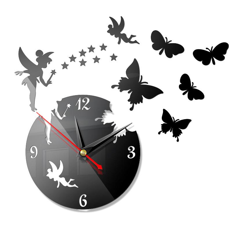 Fairy Clock Black - My Store