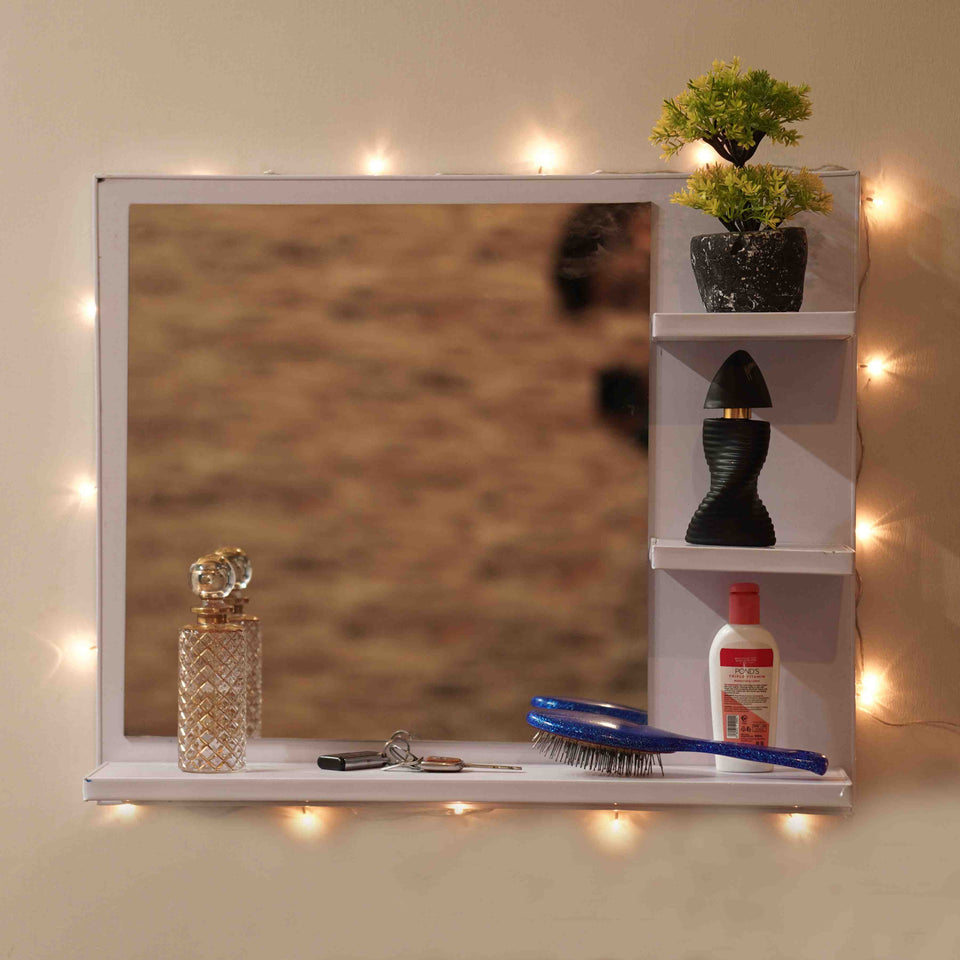 Wall Mirror With Shelf - My Store