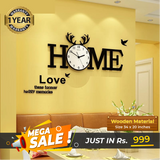 Home Clock with White Dial - My Store