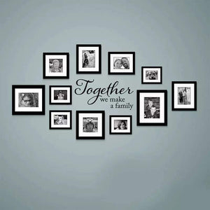 TOGETHER WE ARE FAMILY FRAMES (12 FRAMES) - My Store