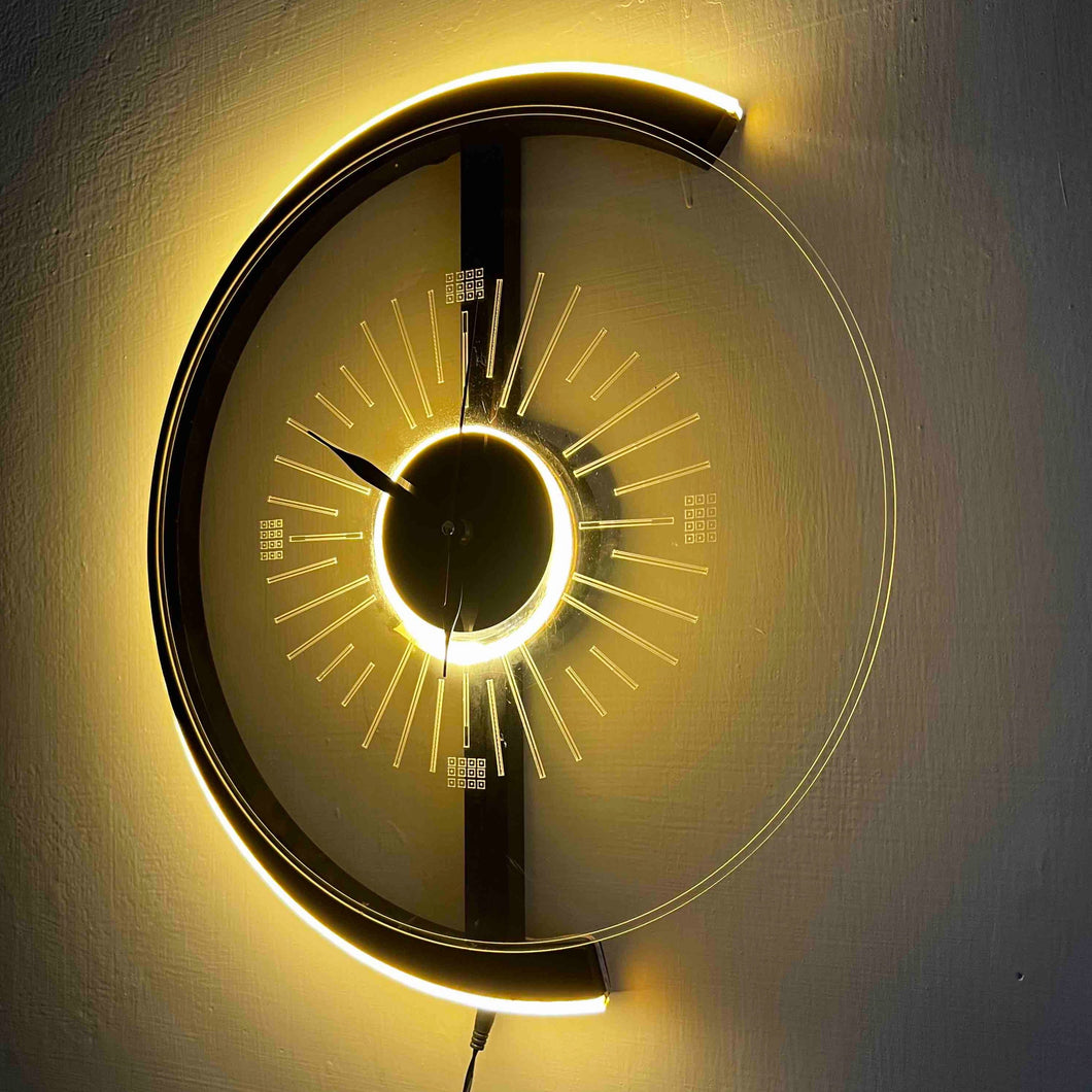 Neon Decorative Wall Art Clock - Wall Clocks - My Store