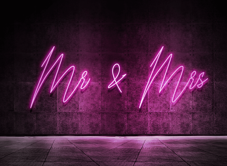 Mr. and Mrs. Neon light - My Store