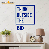 Think Out Side The Box Motivational Office Wall (totb01) - My Store