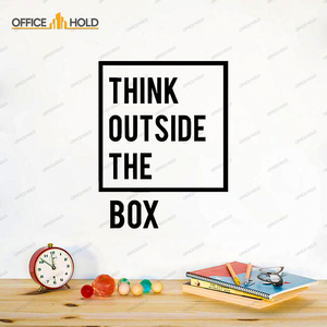 Think Out Side The Box Motivational Office Wall (totb01) - My Store