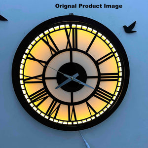 Vintage Premium Roman Backlit Wall clock - My Store