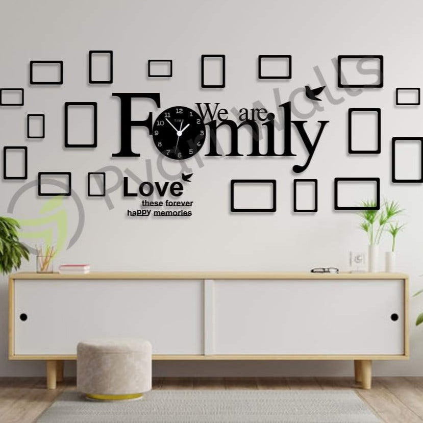 Big Family Frames Clock - Wall Clock - My Store