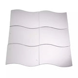 6x Silver Acrlyic Mirror(Big Size Zigzag) - My Store