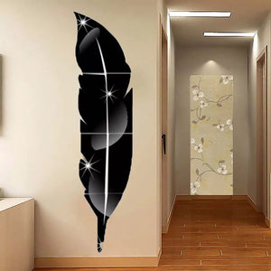 Black Acrylic Leaf (Glossy) - My Store