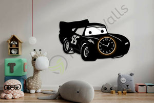 Cars clock 95 (big) kids room clock - Wall Clock - My Store