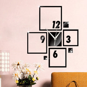 Acrylic decor clock : DM03 - Black - My Store