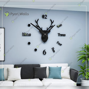 Deer Wall Clock Large - Hot Selling markhor - My Store