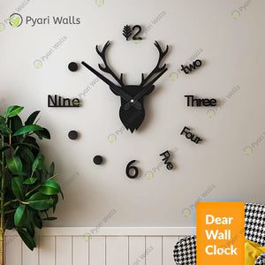 Deer Wall Clock Large - Hot Selling markhor - My Store