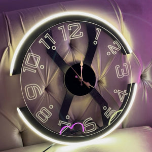 Modern Style Neon Clock Ambient Light - My Store