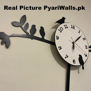 New Latest Style 2024 Birds Tree Pendulum clock White Dial - My Store