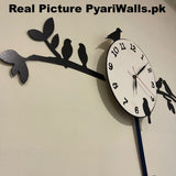 New Latest Style 2024 Birds Tree Pendulum clock White Dial - My Store