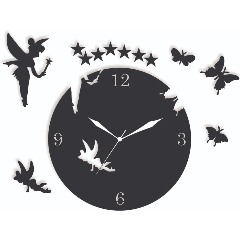 Fairy Clock Black - My Store