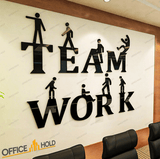 Teamwork 3D Creative Office Decor (tw01) - Wall Decorations - My Store